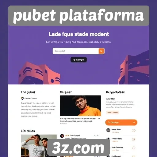 Análise da interface do site Pubet plataforma